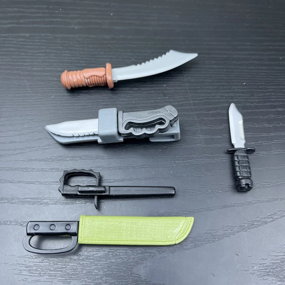 Lot of 5 Knives & Daggers for GI Joe 12